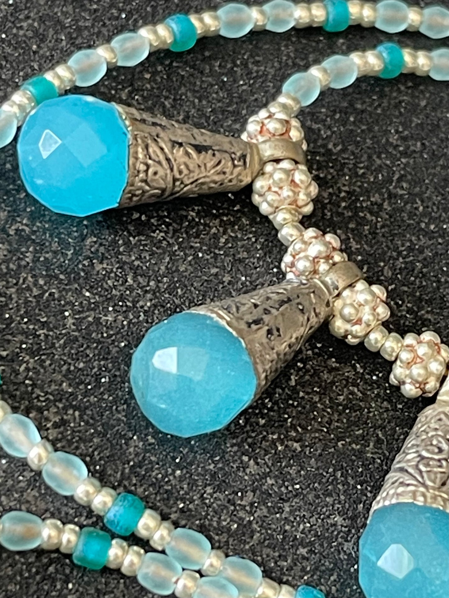 Blue Chalcedony Necklace