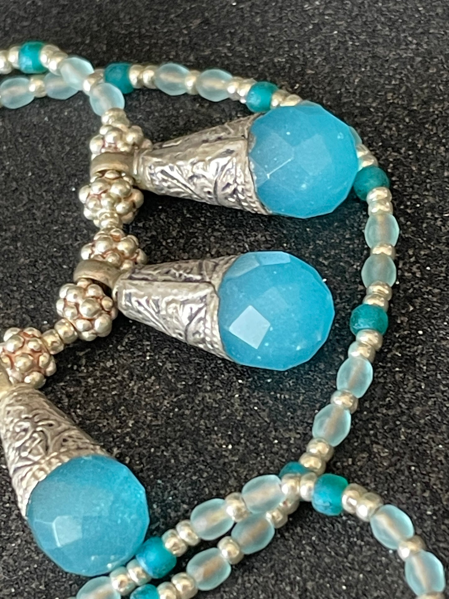 Blue Chalcedony Necklace