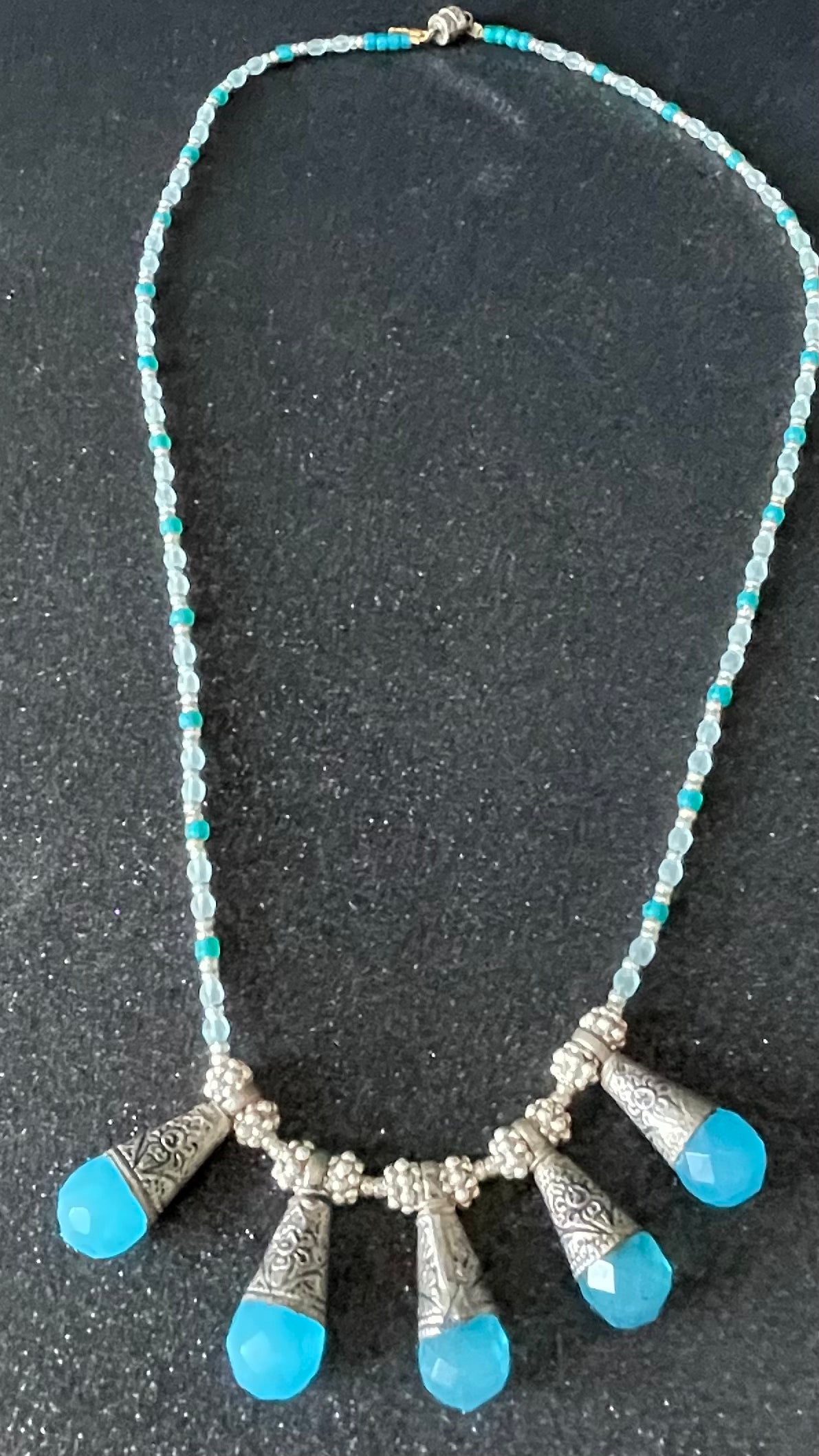 Blue Chalcedony Necklace
