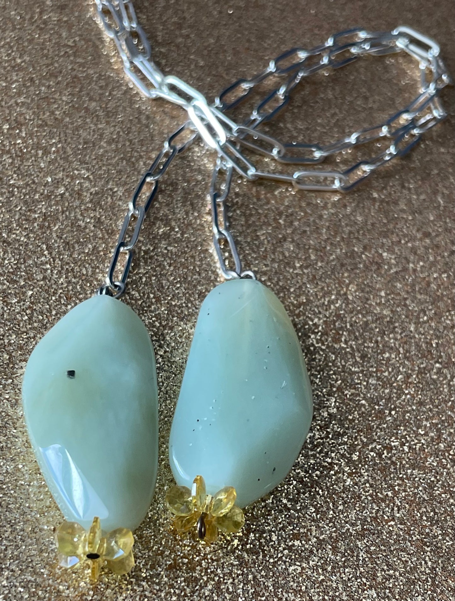 Chrysoprase Lariat