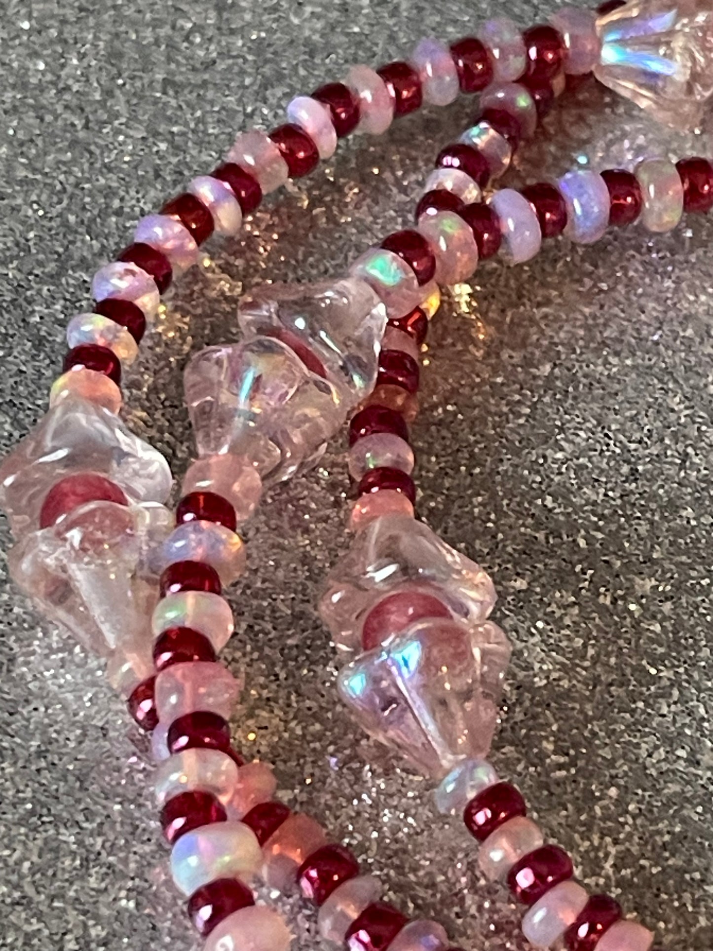Dainty Ethiopian Opal Necklace