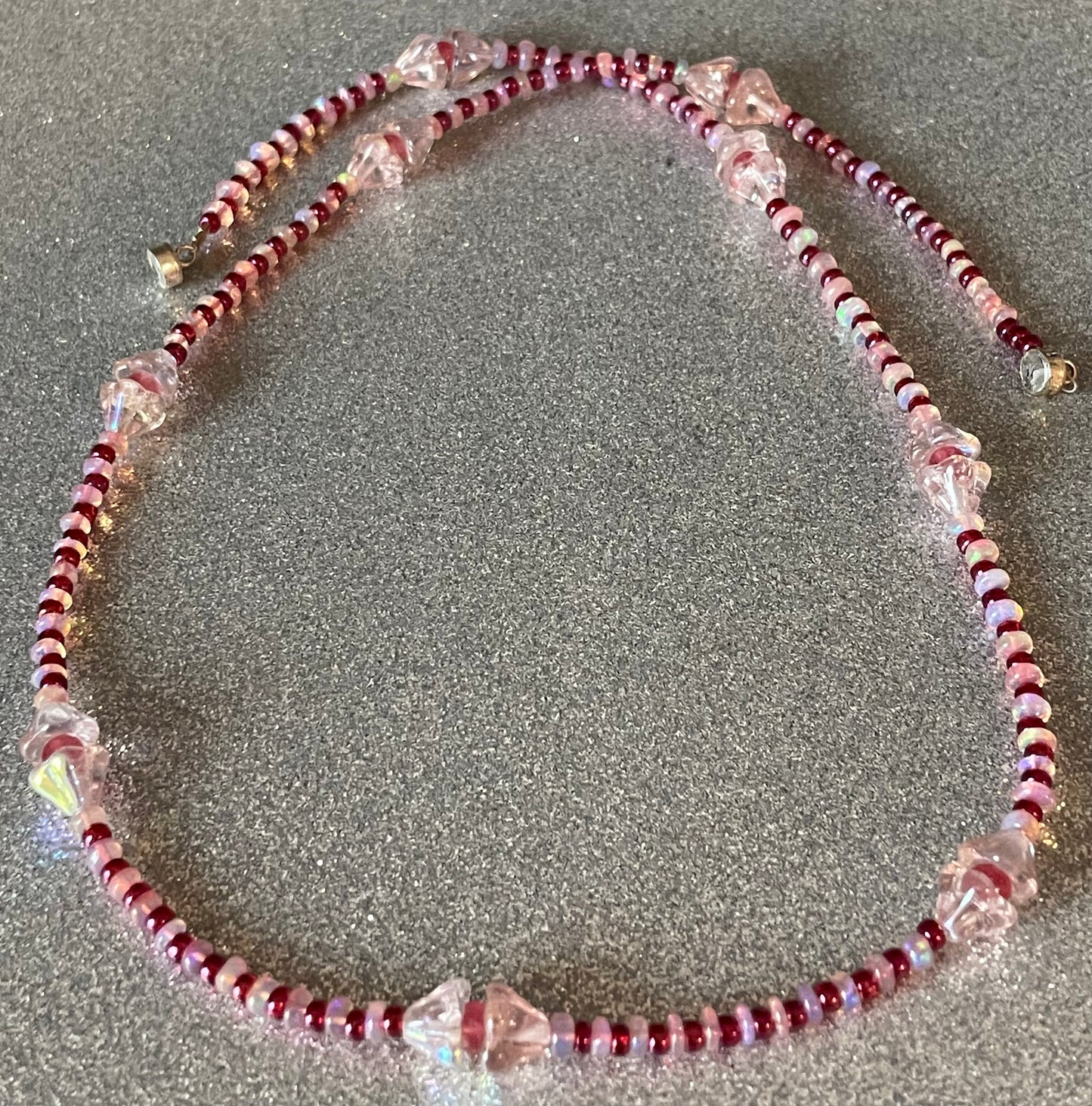 Dainty Ethiopian Opal Necklace