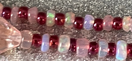 Dainty Ethiopian Opal Necklace