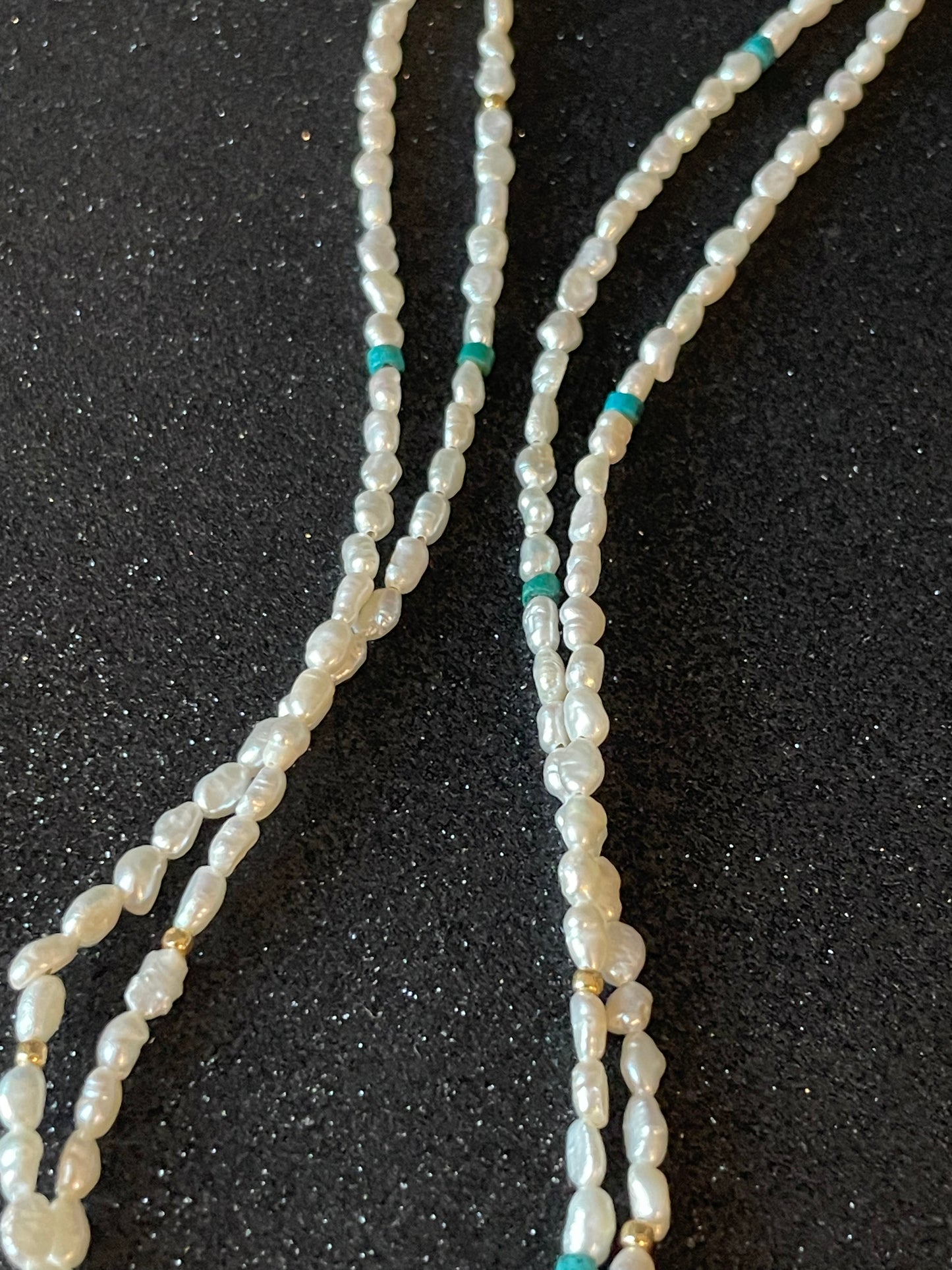 Mother of Pearl Nazar/Evil Eye Necklace