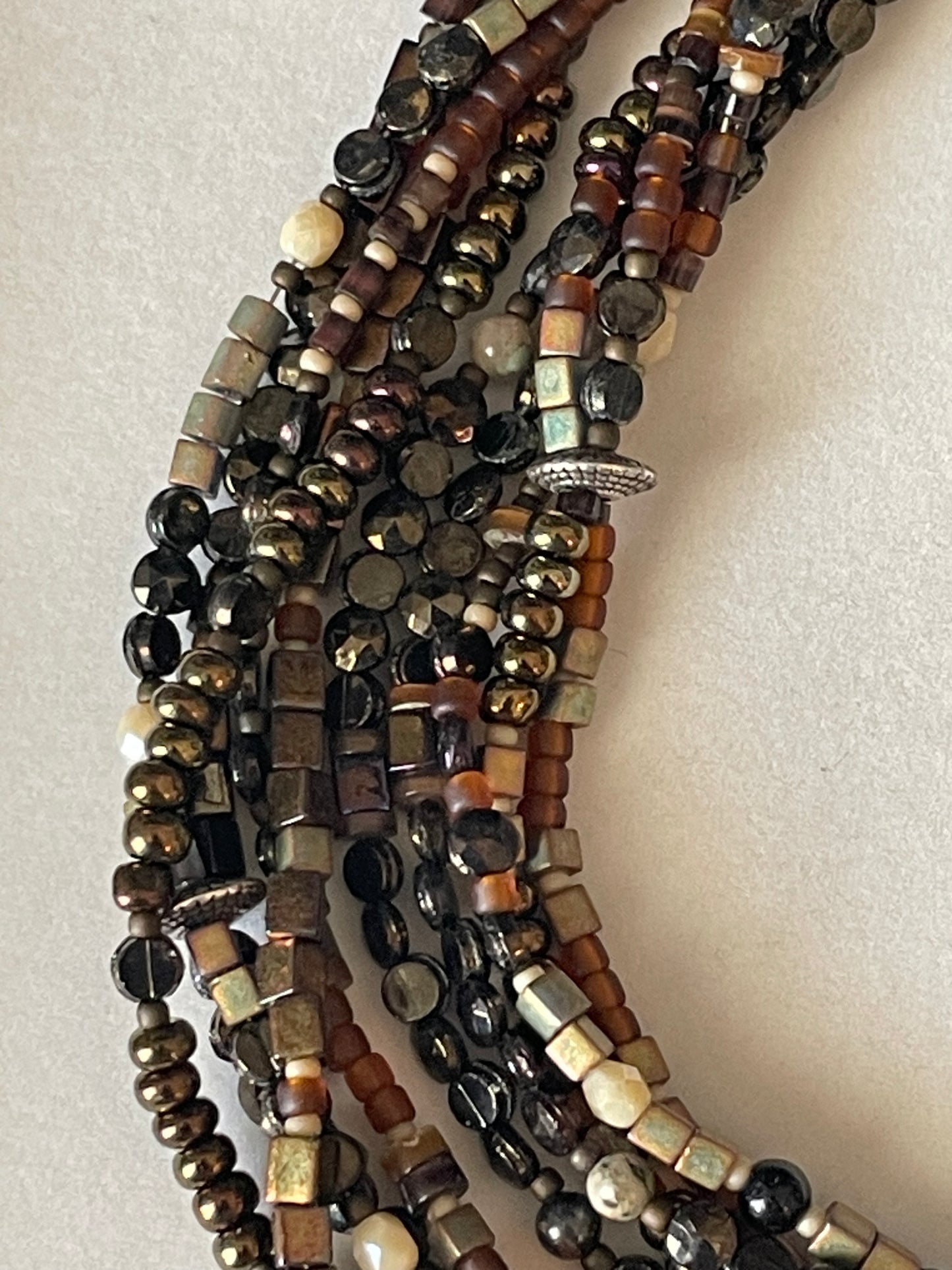 Bronzite Statement Necklace