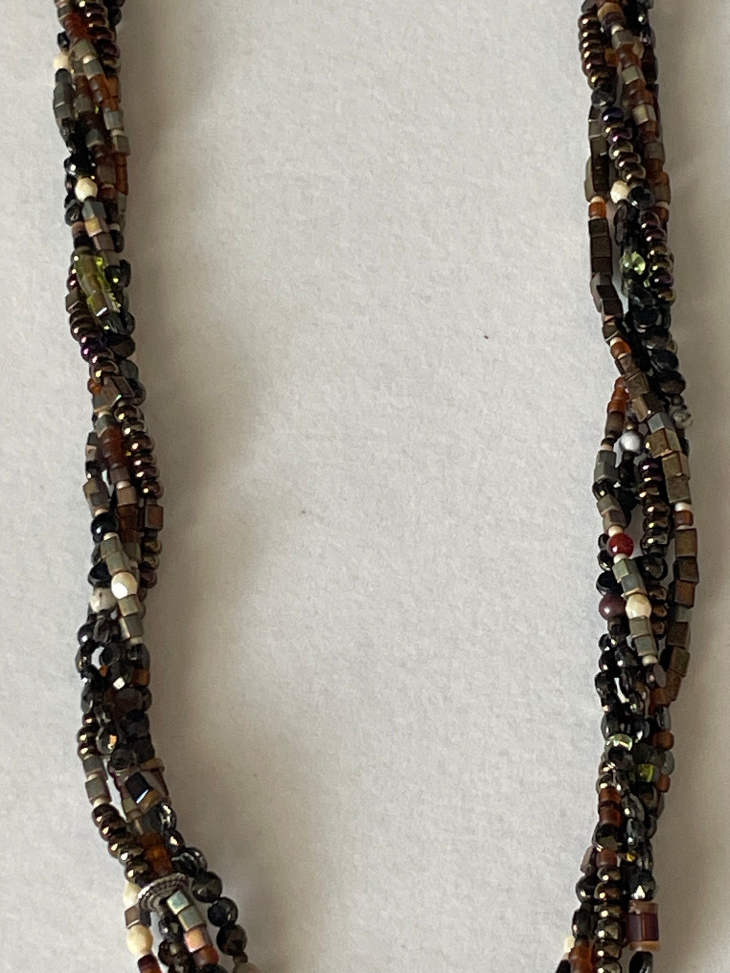 Bronzite Statement Necklace