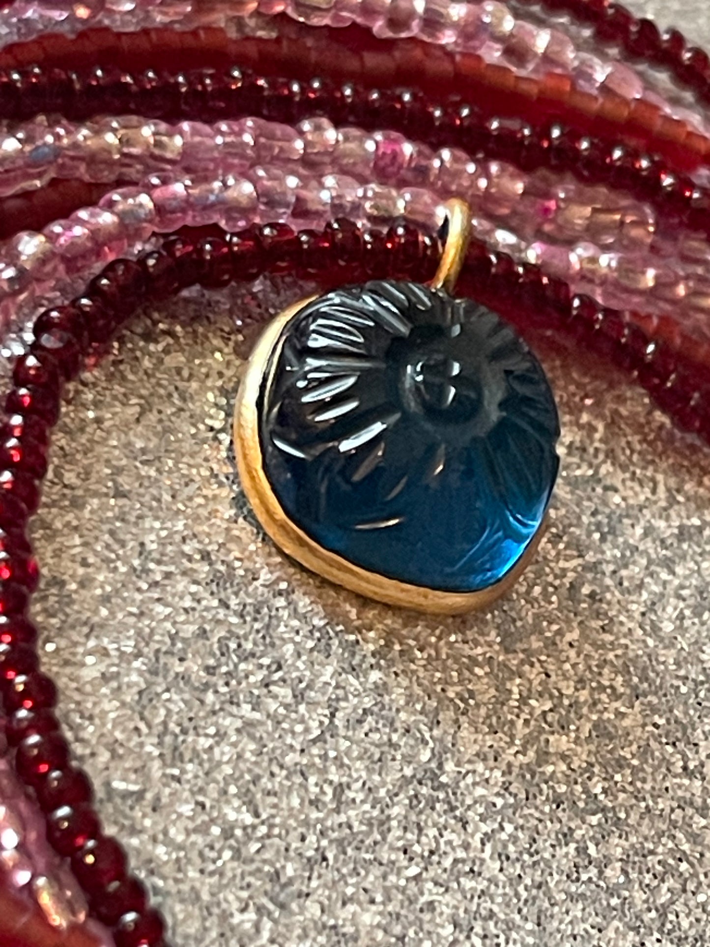 Blue Topaz Necklace