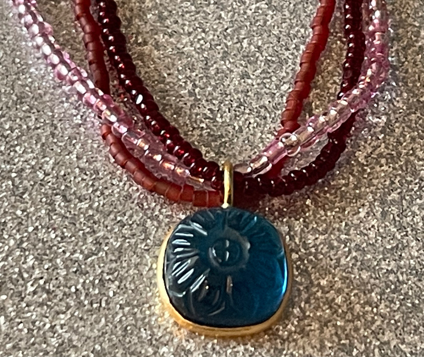 Blue Topaz Necklace