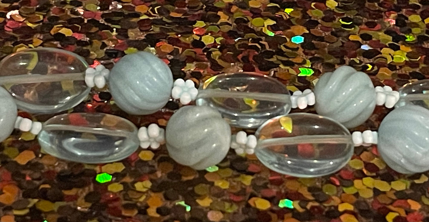 Amazonite and Glass Necklace