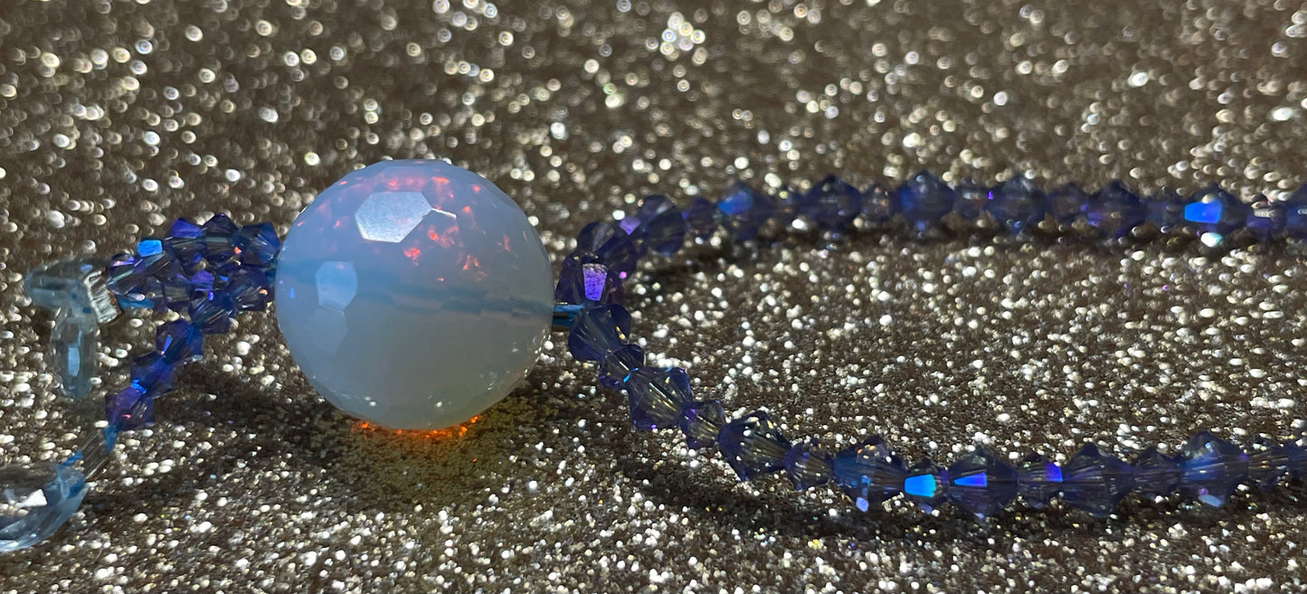 Moonstone and Aquamarine Necklace