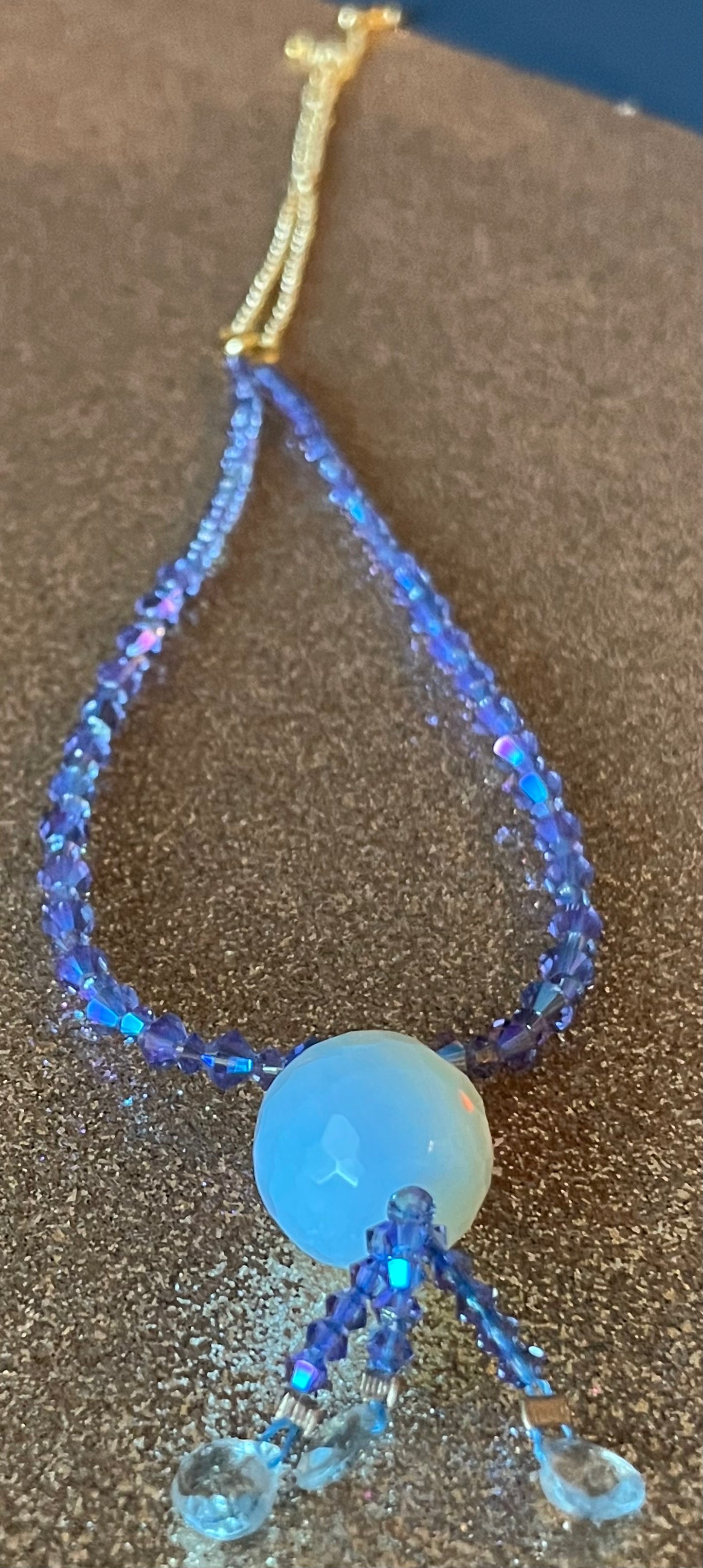 Moonstone and Aquamarine Necklace