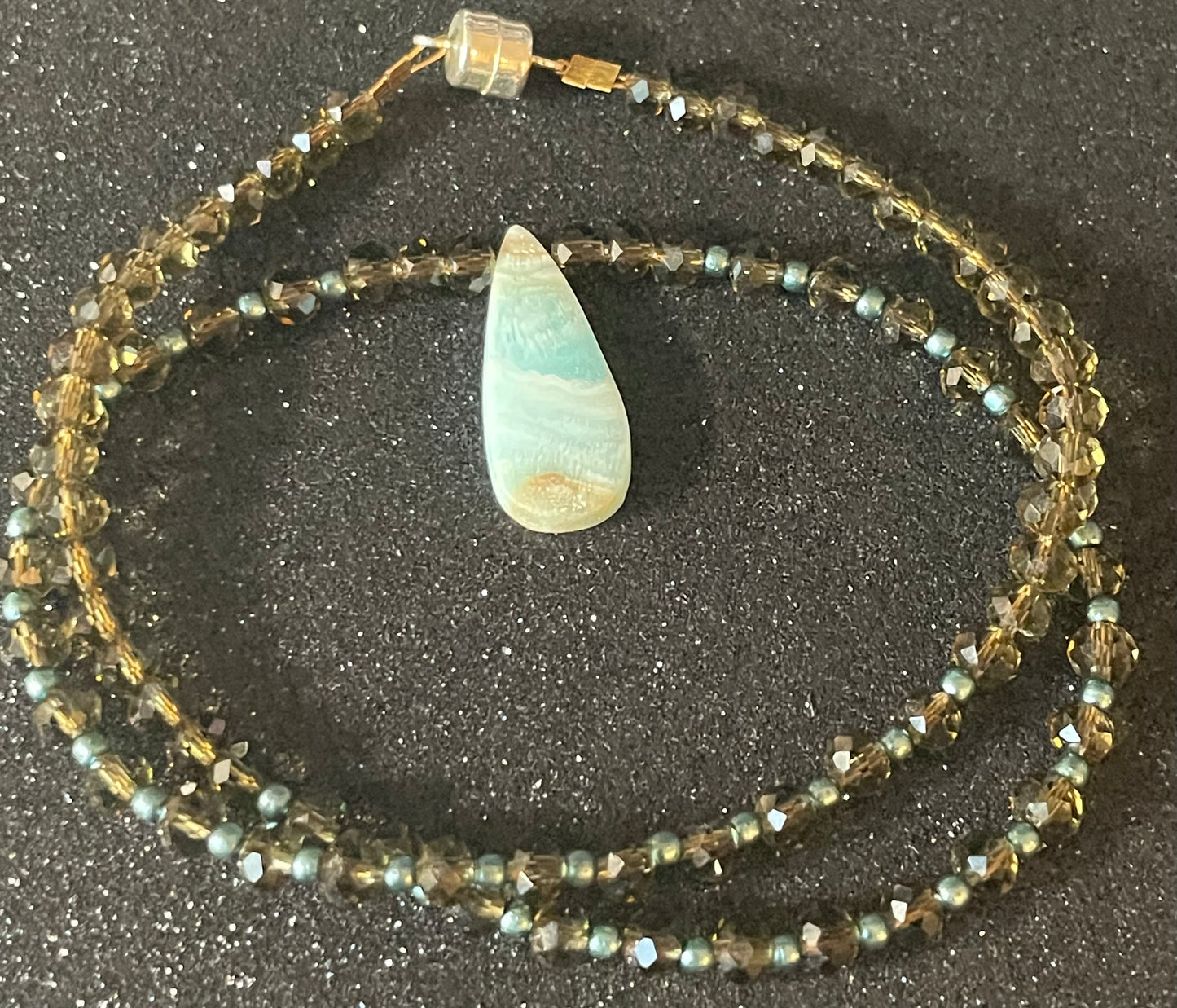 Blue Aragonite Necklace II
