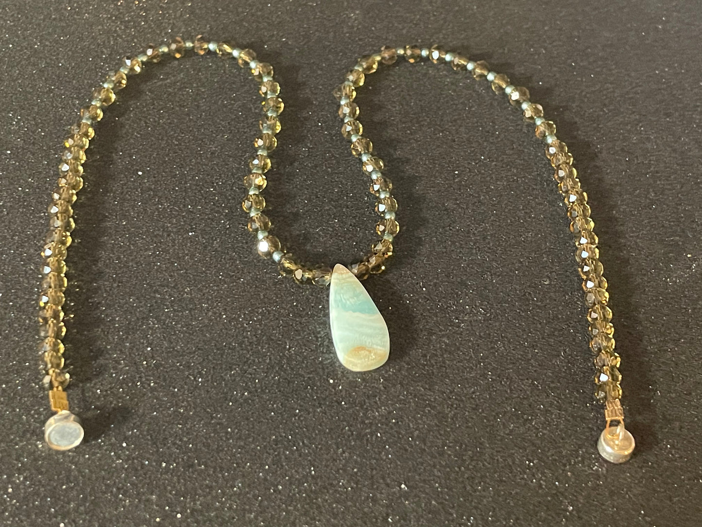 Blue Aragonite Necklace II