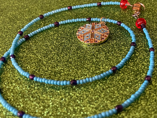 Mosaic Star of David Necklace