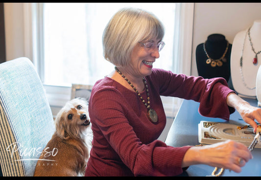 Gilded Jade Statement Necklace