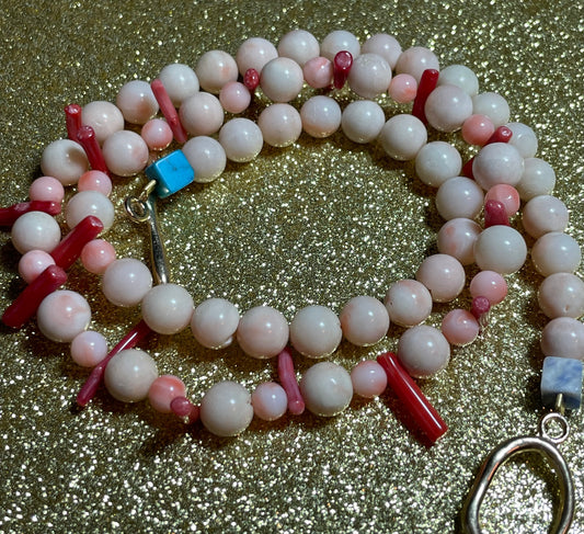 Coral on Coral Necklace