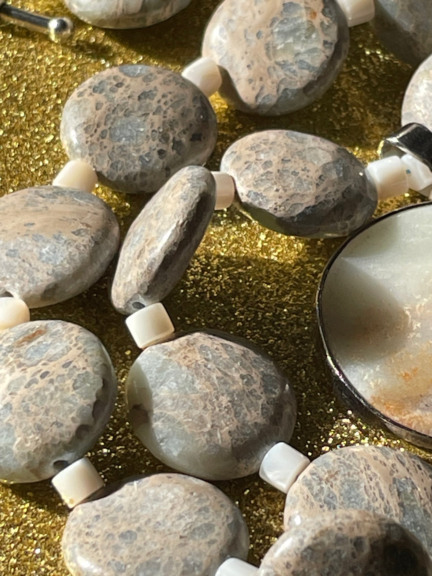 African Aqua Terra Jasper Necklace