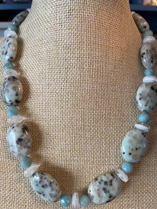 Kiwi Jasper Necklace