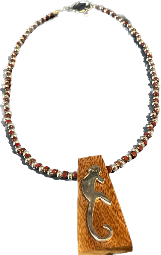 Sterling Monkey Pendant